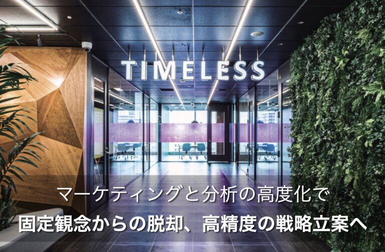 導入事例掲載のお知らせ<br>（株式会社タイムレス様）